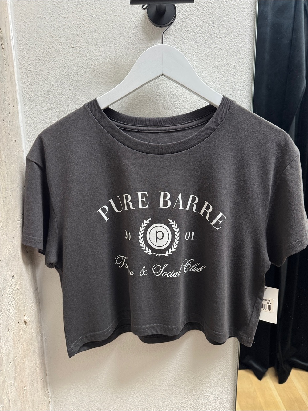 Pure Barre Logo Crop Top